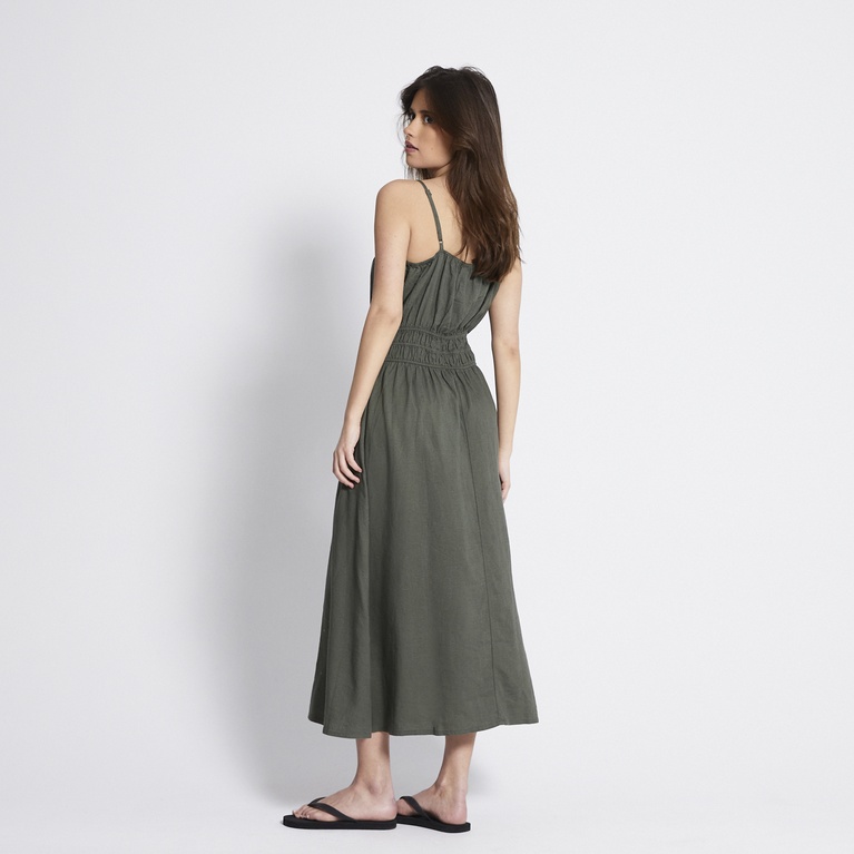 Linen-blend dress "Lillian"